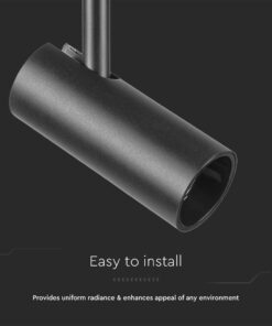 Μαγνητικό spot φωτιστικό ράγας ultra thin LED 48V 11W SMD 4000K Μαύρου Χρώματος V-TAC – 10251