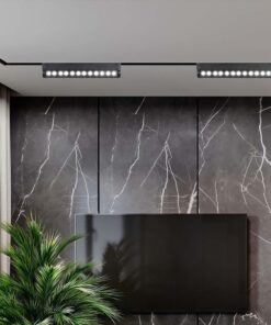 Μαγνητικό φωτιστικό ράγας LED 48V 12W SMD 6400K Μαύρου Χρώματος V-TAC – 10262