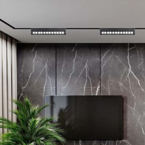 Μαγνητικό φωτιστικό ράγας LED 48V 12W SMD 6400K Μαύρου Χρώματος V-TAC – 10262