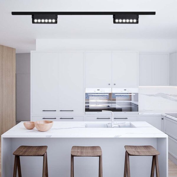 Μαγνητικό φωτιστικό ράγας LED 48V 12W SMD 6400K Μαύρου Χρώματος V-TAC – 10262