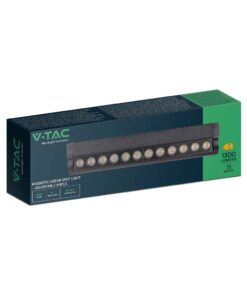 Μαγνητικό φωτιστικό ράγας LED 48V 12W SMD 6400K Μαύρου Χρώματος V-TAC – 10262
