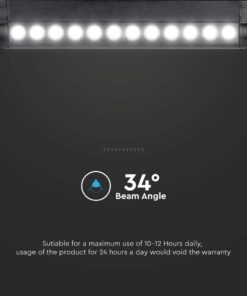 Μαγνητικό φωτιστικό ράγας LED 48V 12W SMD 6400K Μαύρου Χρώματος V-TAC – 10262