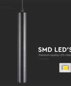 LED μαγνητικό κρεμαστό φωτιστικό ράγας 48V 15W SMD 4000K φυσικό λευκό μαύρο σώμα V-TAC – 10263