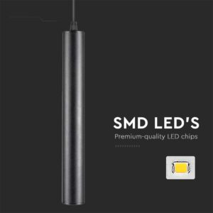 LED μαγνητικό κρεμαστό φωτιστικό ράγας 48V 15W SMD 4000K φυσικό λευκό μαύρο σώμα V-TAC – 10263