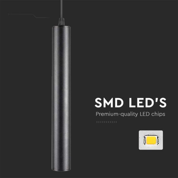 LED μαγνητικό κρεμαστό φωτιστικό ράγας 48V 15W SMD 4000K φυσικό λευκό μαύρο σώμα V-TAC – 10263