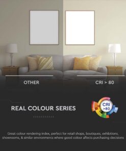 LED μαγνητικό κρεμαστό φωτιστικό ράγας 48V 15W SMD 4000K φυσικό λευκό μαύρο σώμα V-TAC – 10263