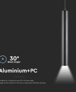 LED μαγνητικό κρεμαστό φωτιστικό ράγας 48V 15W SMD 4000K φυσικό λευκό μαύρο σώμα V-TAC – 10263