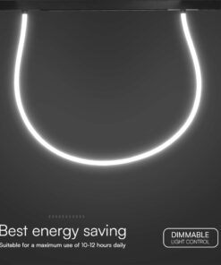 Smart Μαγνητικό Φωτιστικό με Εύκαμπτο Σωλήνα LED 24W CCT Μαύρου Χρώματος Dimmable V-TAC – 10276VT