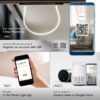 Smart Μαγνητικό Φωτιστικό με Εύκαμπτο Σωλήνα LED 24W CCT Μαύρου Χρώματος Dimmable V-TAC – 10276VT