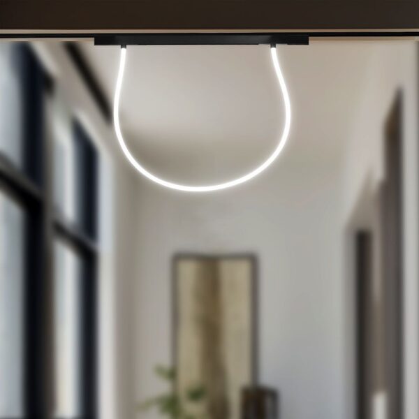 Μαγνητικό Φωτιστικό με Εύκαμπτο Σωλήνα LED 24W 3000K Μαύρου Χρώματος Dimmable V-TAC – 10279VT
