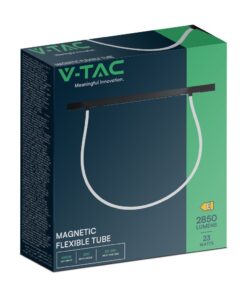 Μαγνητικό Φωτιστικό με Εύκαμπτο Σωλήνα LED 24W 3000K Μαύρου Χρώματος Dimmable V-TAC – 10279VT