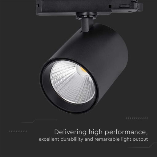 Φωτιστικό ράγας τριφασικό COB LED 35W 4000K Mαύρου Χρώματος V-TAC – 10281