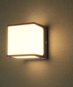 LED απλίκα 8W 3000K θερμό λευκό με καφέ σώμα IP65 V-TAC – 10282