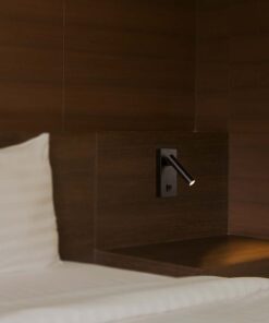 Επιτοίχιο φωτιστικό κομοδίνου LED 2W 3000K με διακόπτη Mαύρου Χρώματος V-TAC – 10286