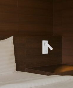 Επιτοίχιο φωτιστικό κομοδίνου LED 2W 3000K με διακόπτη Λευκού Χρώματος V-TAC – 10288