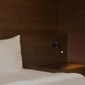 Επιτοίχιο φωτιστικό κομοδίνου LED 2W 4000K Mαύρου Χρώματος V-TAC – 10291