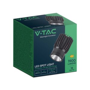LED χωνευτό φωτιστικό module SMD 18W 3000K θερμό λευκό  V-TAC – 10301