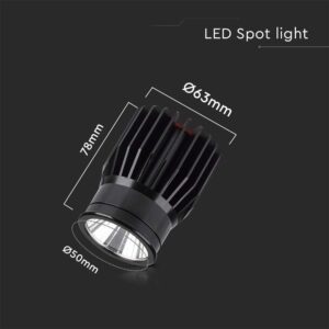 LED χωνευτό φωτιστικό module SMD 18W 3000K θερμό λευκό  V-TAC – 10301