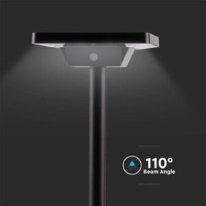 LED ηλιακό φωτιστικό κήπου δαπέδου/καρφί 2W IP65 CCT με μαύρο σώμα V-TAC – 10304