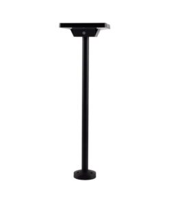 LED ηλιακό φωτιστικό κήπου δαπέδου/καρφί 2W IP65 CCT με μαύρο σώμα V-TAC – 10304