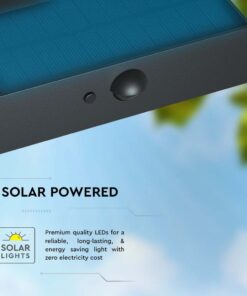 Επιτοίχιο Φωτιστικό LED 3W 3000Κ+4000K Ηλιακό με ανιχνευτή Μαύρου Χρώματος IP65 V-TAC – 10305