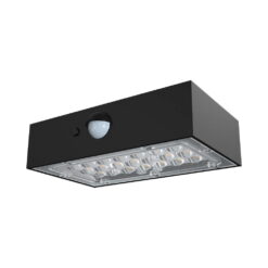 Επιτοίχιο Φωτιστικό LED 3W 3000Κ+4000K Ηλιακό με ανιχνευτή Μαύρου Χρώματος IP65 V-TAC – 10305