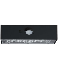 Επιτοίχιο Φωτιστικό LED 3W 3000Κ+4000K Ηλιακό με ανιχνευτή Μαύρου Χρώματος IP65 V-TAC – 10305