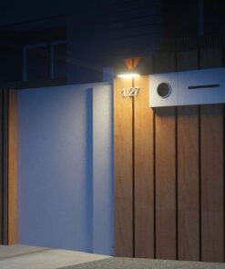 Επιτοίχιο Φωτιστικό LED 3W 3000Κ+4000K Ηλιακό με ανιχνευτή Λευκού Χρώματος IP65 V-TAC – 10306