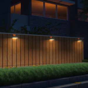 Επιτοίχιο Φωτιστικό LED 3W 3000Κ+4000K Ηλιακό με ανιχνευτή Λευκού Χρώματος IP65 V-TAC – 10306