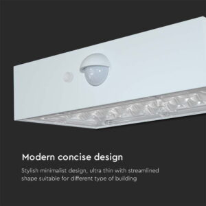 Επιτοίχιο Φωτιστικό LED 3W 3000Κ+4000K Ηλιακό με ανιχνευτή Λευκού Χρώματος IP65 V-TAC – 10306