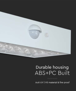 Επιτοίχιο Φωτιστικό LED 3W 3000Κ+4000K Ηλιακό με ανιχνευτή Λευκού Χρώματος IP65 V-TAC – 10306
