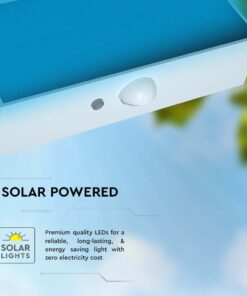 Επιτοίχιο Φωτιστικό LED 3W 3000Κ+4000K Ηλιακό με ανιχνευτή Λευκού Χρώματος IP65 V-TAC – 10306