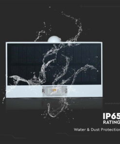 Επιτοίχιο Φωτιστικό LED 3W 3000Κ+4000K Ηλιακό με ανιχνευτή Λευκού Χρώματος IP65 V-TAC – 10306
