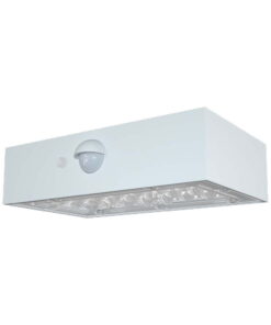 Επιτοίχιο Φωτιστικό LED 3W 3000Κ+4000K Ηλιακό με ανιχνευτή Λευκού Χρώματος IP65 V-TAC – 10306