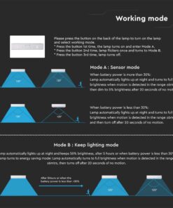 LED ηλιακό φωτιστικό επιτοίχιο 6W θερμό λευκό 4000K με λευκό σώμα και ανιχνευτή V-TAC – 10308