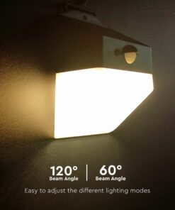 Επιτοίχιο φωτιστικό LED 2W 4000K Ηλιακό με Ανιχνευτή Κίνησης Μαύρου Χρώματος V-TAC – 10309