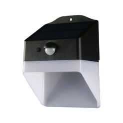 Επιτοίχιο φωτιστικό LED 2W 4000K Ηλιακό με Ανιχνευτή Κίνησης Μαύρου Χρώματος V-TAC – 10309