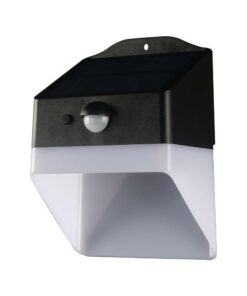 Επιτοίχιο φωτιστικό LED 2W 4000K Ηλιακό με Ανιχνευτή Κίνησης Μαύρου Χρώματος V-TAC – 10309