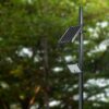 LED ηλιακός προβολέας sensor 30W φυσικό λευκό 4000K με μαύρο σώμα και χειριστήριο LiFe PO4 V-TAC – 10310