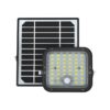 LED ηλιακός προβολέας sensor 10W φυσικό λευκό 4000K με μαύρο σώμα και χειριστήριο LiFe PO4 V-TAC – 10314