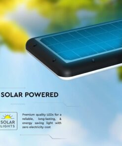 Επιτοίχιο Φωτιστικό LED 15W 4000K Ηλιακό με Ανιχνευτή Μαύρου Χρώματος IP65 V-TAC – 10315