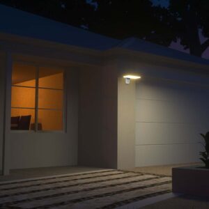 Επιτοίχιο Φωτιστικό LED 15W 4000K Ηλιακό με Ανιχνευτή Λευκού Χρώματος IP65 V-TAC – 10316