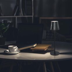 LED φωτιστικό γραφείου 1.5W επαναφορτιζόμενο 3σε1 CCT με μαύρο σώμα dimmable V-TAC – 10325