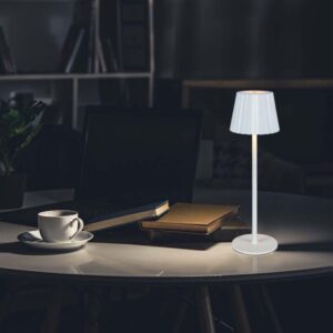 LED φωτιστικό γραφείου 1.5W επαναφορτιζόμενο 3σε1 CCT με λευκό σώμα dimmable V-TAC – 10326