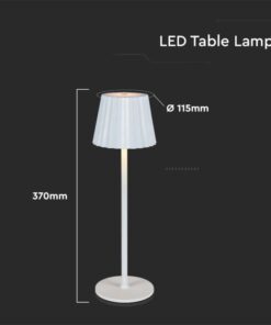 LED φωτιστικό γραφείου 1.5W επαναφορτιζόμενο 3σε1 CCT με λευκό σώμα dimmable V-TAC – 10326