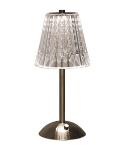 LED Επαναφορτιζόμενο Πορτατιφ 3W CCT Νίκελ Ματ Dimmable Αφής IP54 V-TAC – 10327