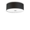 IDEAL LUX Φωτιστικό Οροφής WOODY 4xE27 Μαύρου Χρώματος – 103273