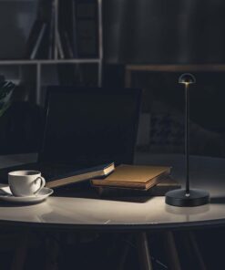 Φωτιστικό Γραφείου LED 1.6W Eπαναφορτιζόμενο Mαύρο Χρώματος Dimmable V-TAC – 10328