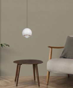 LED κρεμαστό φωτιστικό οροφής σφαίρα 6W 3000K θερμό λευκό με λευκό σώμα V-TAC – 10342