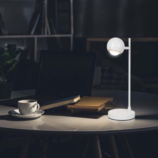 LED φωτιστικό γραφείου 5W 3000K θερμό λευκό με λευκό σώμα V-TAC – 10346